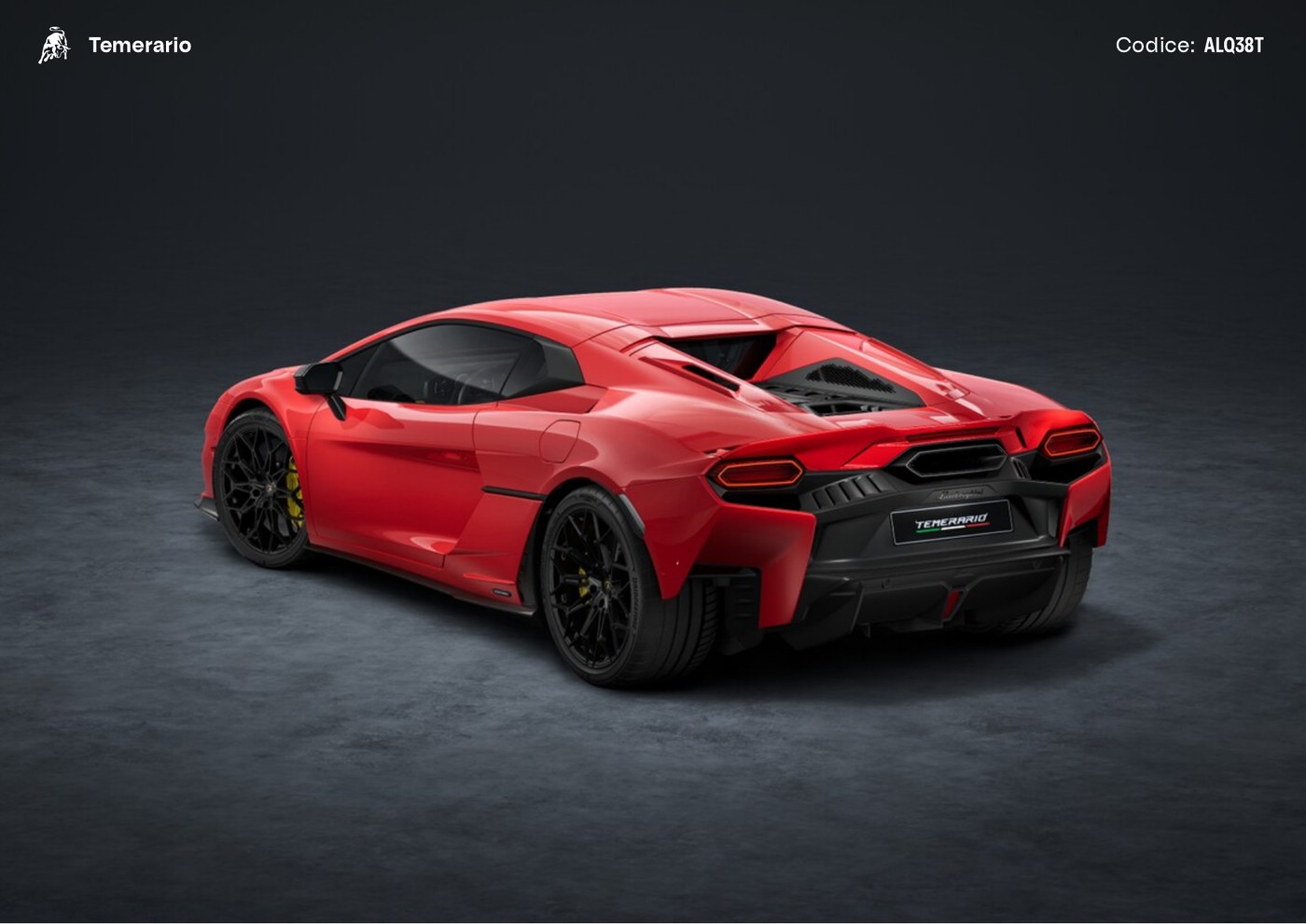 Lamborghini Temerario oggi, configurazione KBMSA-2026-0007