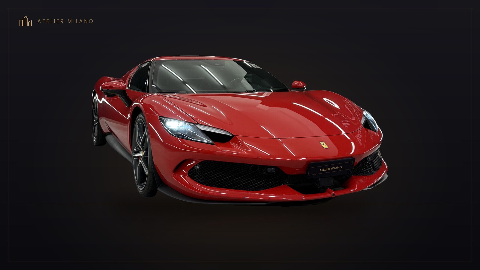 Ferrari 296 GTB Rosso Corsa, in vendita da Atelier Milano