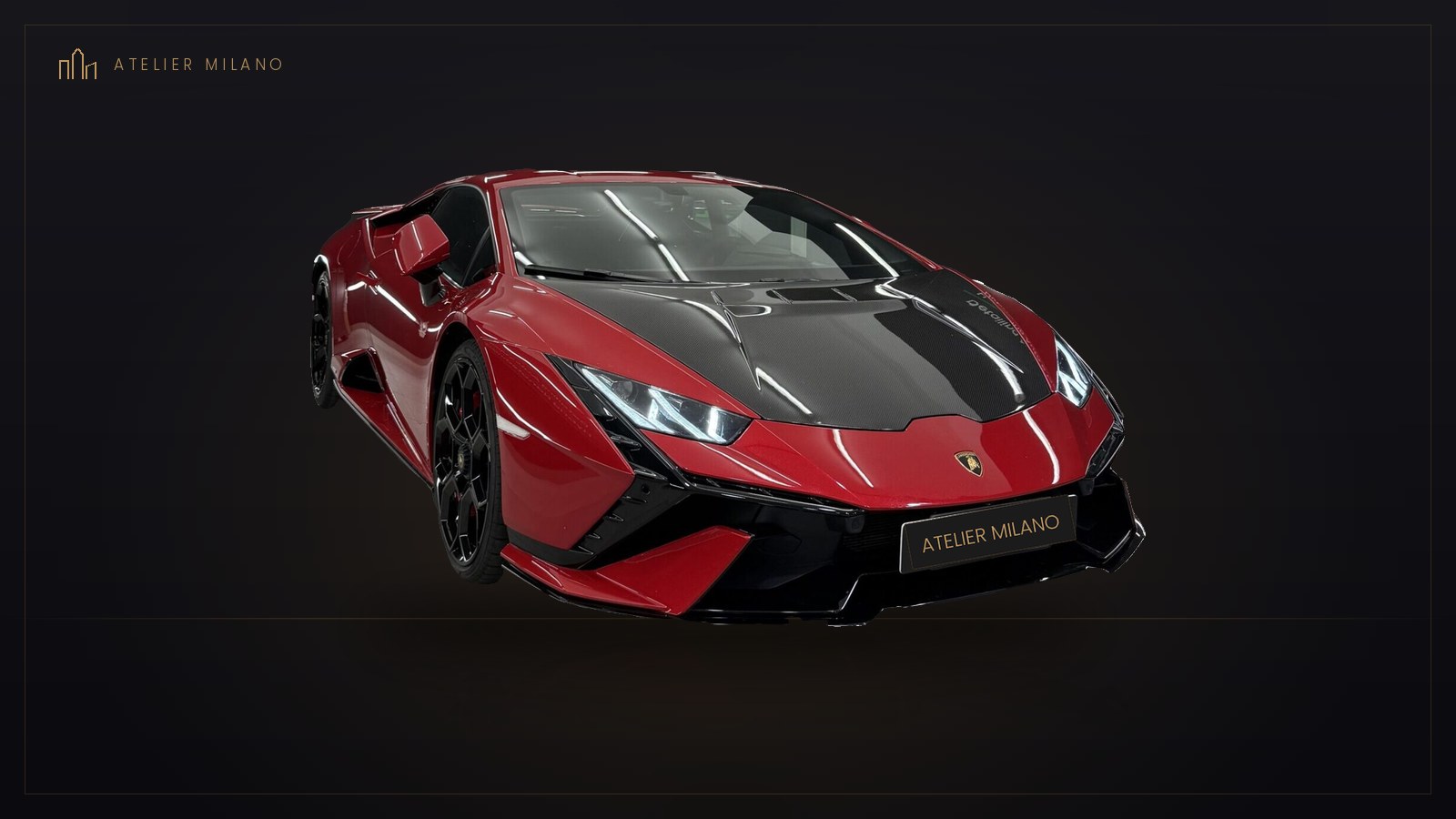 Lamborghini Huracán Tecnica Rosso Bia, in vendita da Atelier Milano