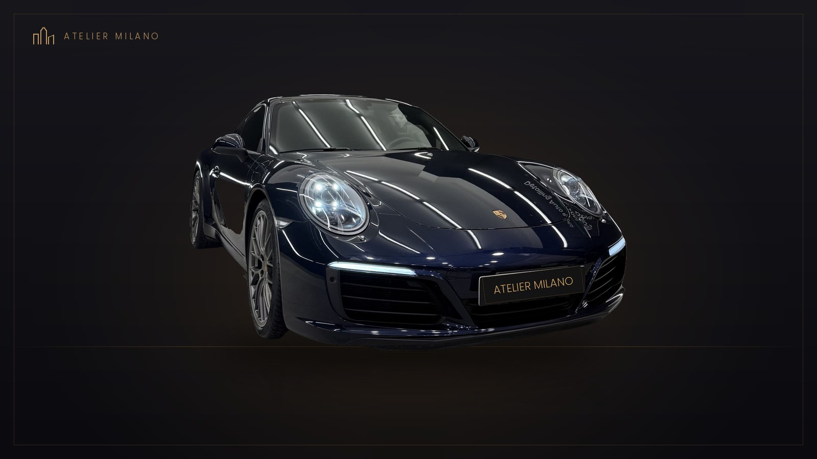 Porsche 911 Carrera Blu Notte Metallizzato, in vendita da Atelier Milano