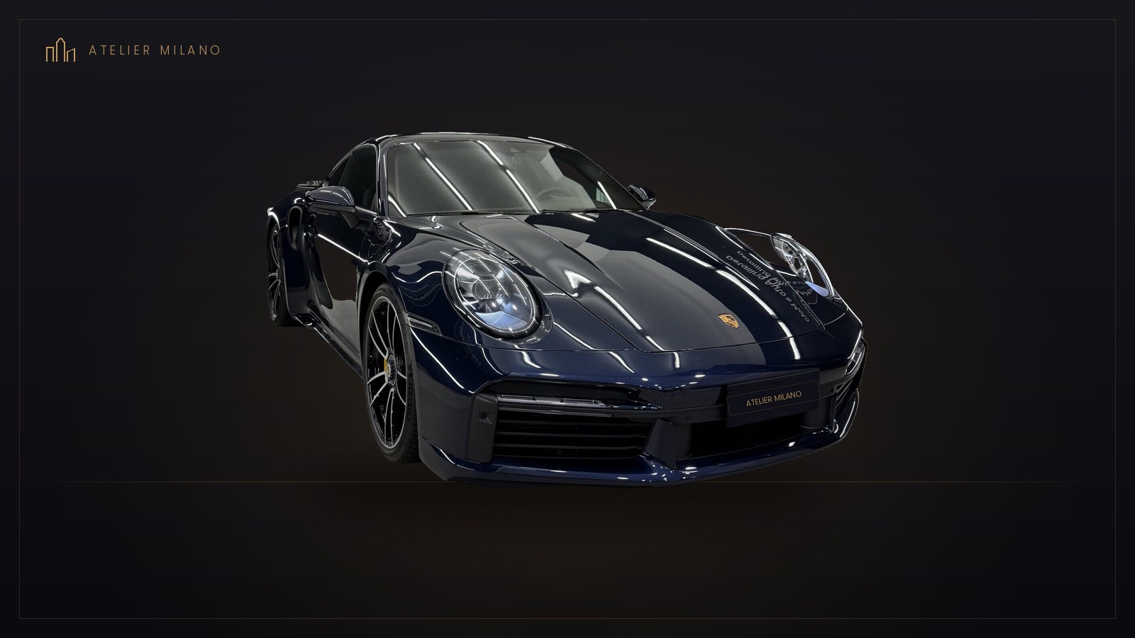 Porsche 992 Turbo S Blu Notte Metallizzato, in vendita da Atelier Milano