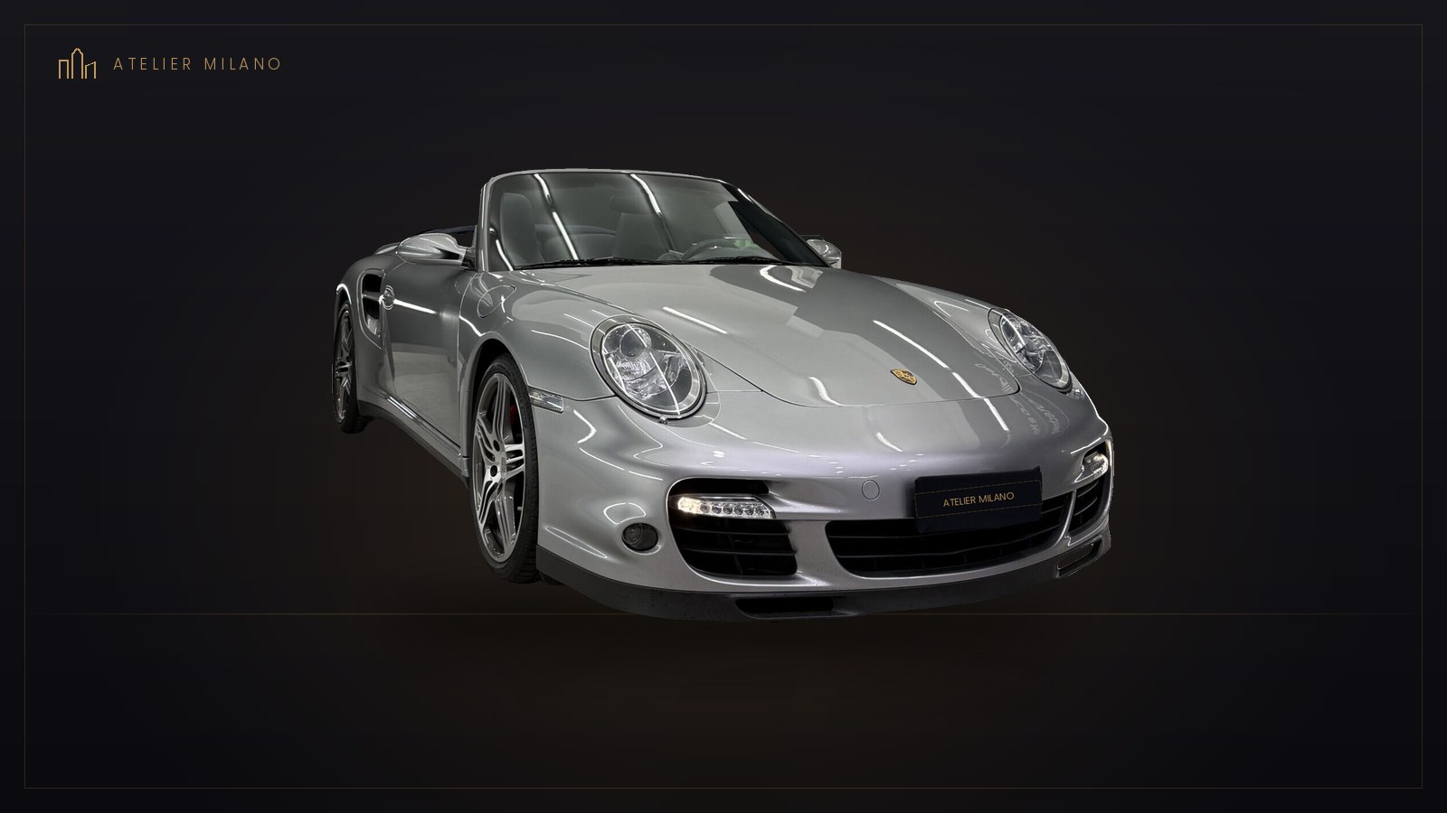 Porsche 997 Carrera Turbo cabrio Argento, in vendita da Atelier Milano