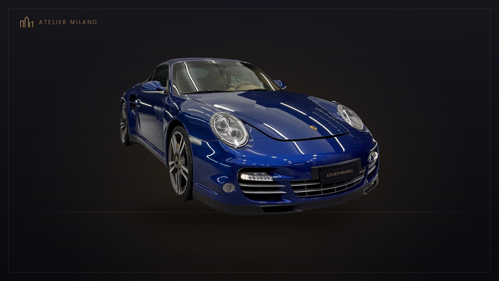 Porsche 997 Turbo S Blu Zenith, in vendita da Atelier Milano